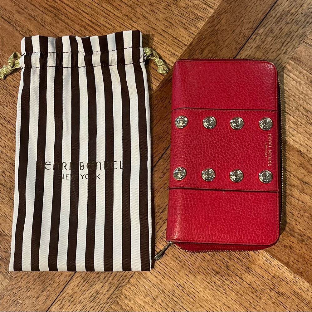 Henri Bendel Red Wallet